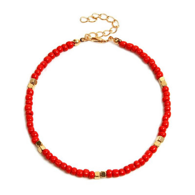 1db Kreatív bohém stílusú női bokalánc állítható divatos kézzel készített strand boka karkötő gyöngyös bokalánc ékszer kiegészítők