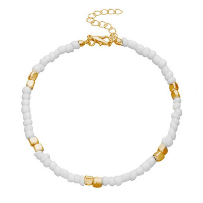 1db Kreatív bohém stílusú női bokalánc állítható divatos kézzel készített strand boka karkötő gyöngyös bokalánc ékszer kiegészítők