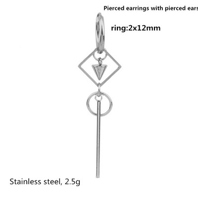 ONSTALL 19 Korea Fashion Pop Ehted Meeste Bangtani meeste kõrvarõngas Rippkõrvarõngas Naistele Vintage pikk meeste kõrvarõngas Geomeetriline