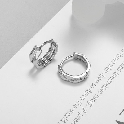 Izvrsne retro punk crne hipoalergene bakrene naušnice s malim krugom Muškarci Žene Trend Ležerni nakit za zabave Kružne naušnice