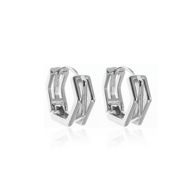 Izvrsne retro punk crne hipoalergene bakrene naušnice s malim krugom Muškarci Žene Trend Ležerni nakit za zabave Kružne naušnice