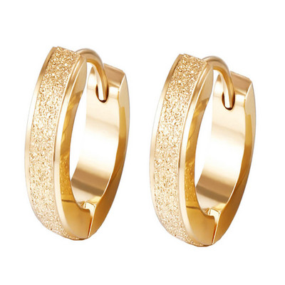 Izvrsne retro punk crne hipoalergene bakrene naušnice s malim krugom Muškarci Žene Trend Ležerni nakit za zabave Kružne naušnice