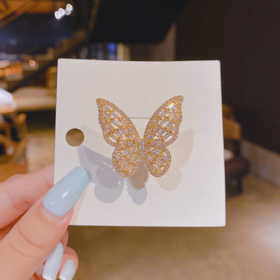 Salapärased seksikad mustast kristallist liblikasõrmused Korea moeehted peo gooti stiilis tüdrukute liialdatud aksessuaarid naistele 2022