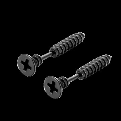 2tk Uus gooti stiilis unisex punkrokk roostevabast terasest naelkruviga augustamine kõrvarõngad Uudsus augustamine ehted kiviaugustavad ehted