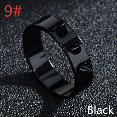 Gooti roostevabast terasest sõrmus punkstiilis meeste ja naiste okasehted Rocki hiphopi tudengisõrmused