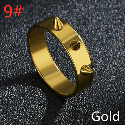 Gooti roostevabast terasest sõrmus punkstiilis meeste ja naiste okasehted Rocki hiphopi tudengisõrmused