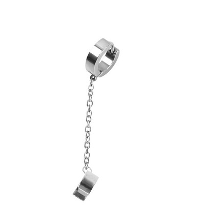 Klasiski vīriešu nerūsējošā tērauda stīpas auskari sievietēm Hip Hop auskari vīriešiem zēnu auskari Punk Gothic Ear Stud rotaslietas ballītes dāvana