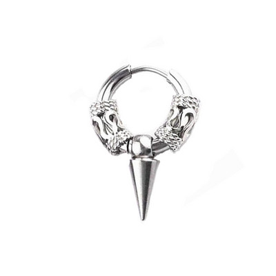 Klasiski vīriešu nerūsējošā tērauda stīpas auskari sievietēm Hip Hop auskari vīriešiem zēnu auskari Punk Gothic Ear Stud rotaslietas ballītes dāvana