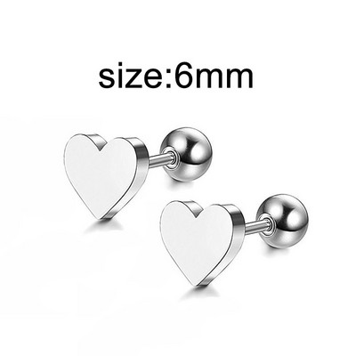 1 paar gooti musta terasevärvi naljakad keeratavad kõrvarõngad meestele/naistele ümara palliga koonuse otsaga roostevabast terasest ehted