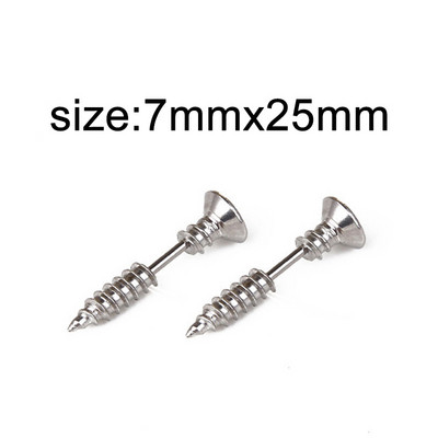 1 paar gooti musta terasevärvi naljakad keeratavad kõrvarõngad meestele/naistele ümara palliga koonuse otsaga roostevabast terasest ehted