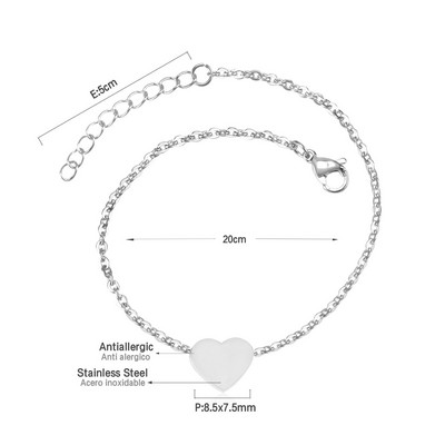 LUXUKISSKIDS jalavõrud naisele roostevabast terasest kullavärvi Bohemia tutt jalavõru Süda Kuu Star Cross Charms jalavõrud tüdrukutele