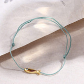 Sinine köis Kala õõnes geomeetria jalavõrud isiksused vask kootud palmik jalakett suvi