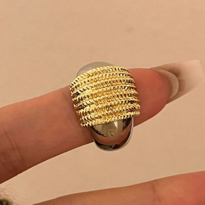 Bilandi Fashion Jewelry Vintage temperamento metalo sujungimo žiedai moterims vakarėliams skirtos dovanos Populiarūs priedai 2023 m. tendencija Nauja