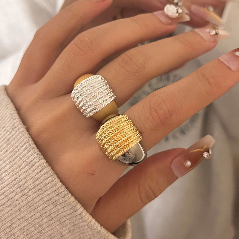 Bilandi Fashion Jewelry Vintage temperamenta metāla savienošanas gredzeni sievietēm ballīšu dāvanas Populāri aksesuāri 2023. gada tendence Jaunums