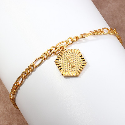 Potīšu rokassprādzes sievietēm Vienkāršas angļu alfabēta kulonu pēdu rotaslietas, gotu aksesuāri, kubas saites potīšu ķēdes ballīte 2023