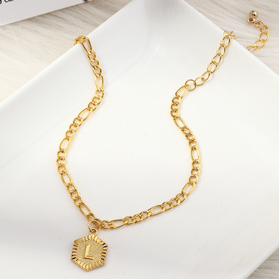 Potīšu rokassprādzes sievietēm Vienkāršas angļu alfabēta kulonu pēdu rotaslietas, gotu aksesuāri, kubas saites potīšu ķēdes ballīte 2023