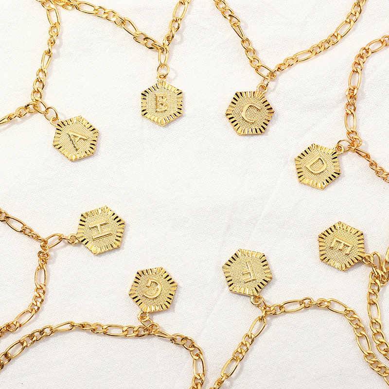 Potīšu rokassprādzes sievietēm Vienkāršas angļu alfabēta kulonu pēdu rotaslietas, gotu aksesuāri, kubas saites potīšu ķēdes ballīte 2023