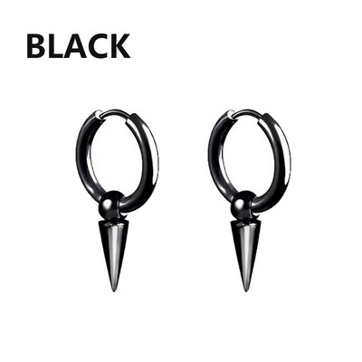 2 vnt Punk vyriški nerūdijančio plieno auskarai su lanku moterims Hip Hop Totem auskarai vyrams Auskarai Gothic Ear Stud Juvelyrika vakarėlio dovana