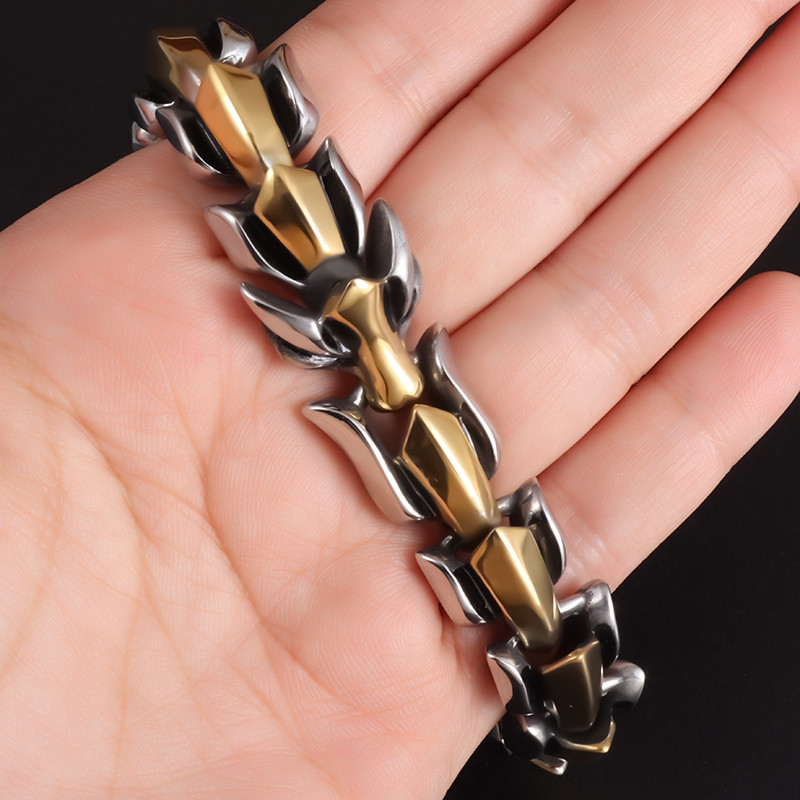 Meeste moodi domineeriv draakoni luukere käevõru, võlu vabaaja rock-tänavapeo aksessuaarid