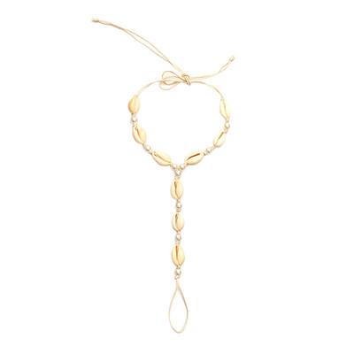 Γυναικεία Καλοκαιρινή Μποέμ Γοητευτική Στρογγυλή Πράσινη Φυσική Πέτρα Κόσμημα Αστραγάλου Πόδι Αστραγάλου Κοσμήματα ξυπόλητα σανδάλια