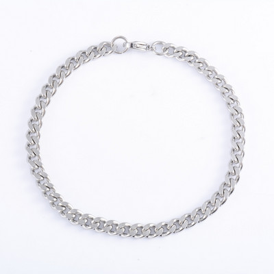 Meeste veekindel roostevabast terasest kuuba kett käevõru Kvaliteetne hõbedase värvi käevõru ehtetarvikud käte ja jalgade kingituseks