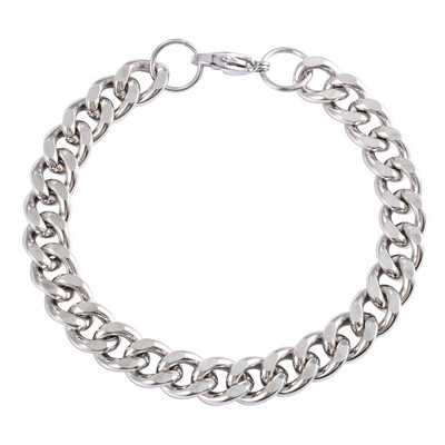 Meeste veekindel roostevabast terasest kuuba kett käevõru Kvaliteetne hõbedase värvi käevõru ehtetarvikud käte ja jalgade kingituseks