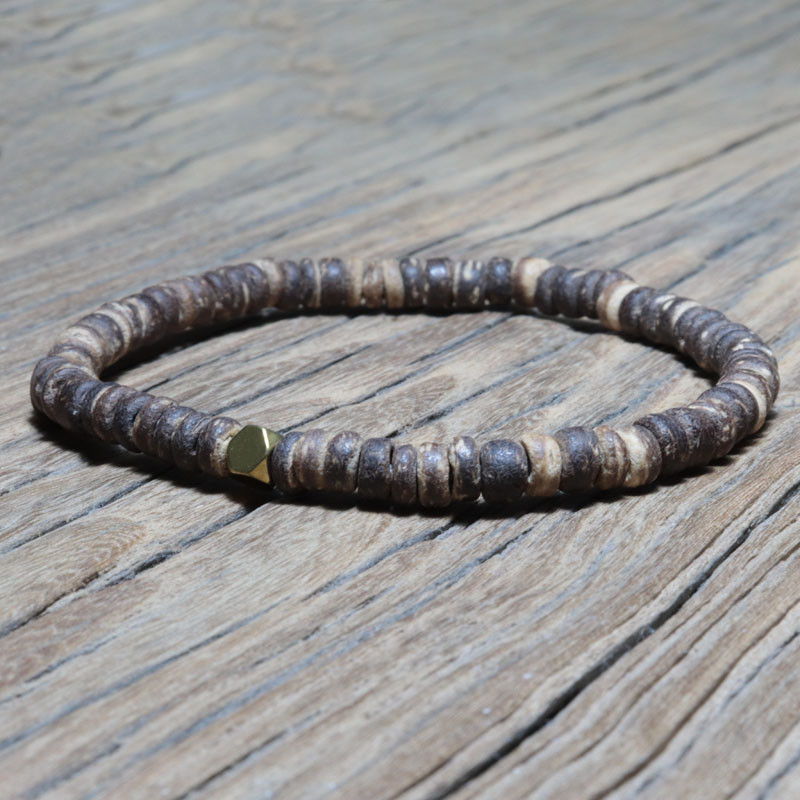 100% Φυσικό ξύλινο βραχιόλι για άνδρες Μινιμαλιστικό Βούδα με χάντρες Βραχιόλι Διαλογισμού Γιόγκα Δώρο για αυτόν Pulsera Hombre Buddha