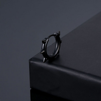 Класически пънк обеци от неръждаема стомана със заострен конус Модни хип-хоп геометрични бижута за уши Парти подаръци за жени Момичета