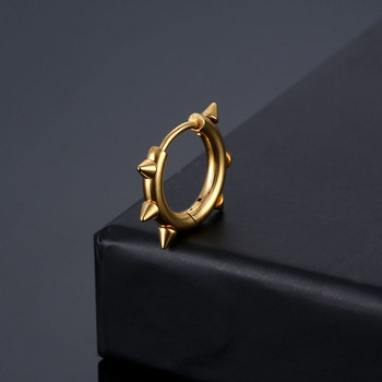 Κλασικά πανκ μυτερά σκουλαρίκια από ανοξείδωτο ατσάλι Fashion Hiphop Geometric Stud Κοσμήματα Δώρα για γυναίκες κορίτσια