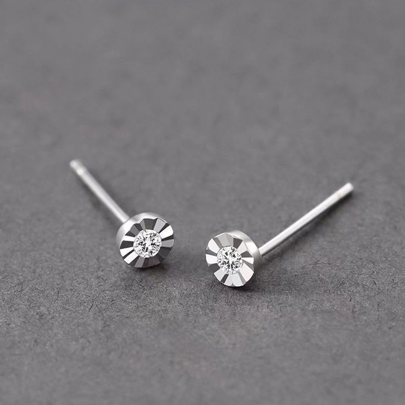 2023 ΝΕΑ Ανδρικά σκουλαρίκια με καρφιά για τρύπημα στο αυτί με επιχρυσωμένο φίνο Moissanite για γυναίκες Ανδρικά σκουλαρίκια ύπνου Κοσμήματα