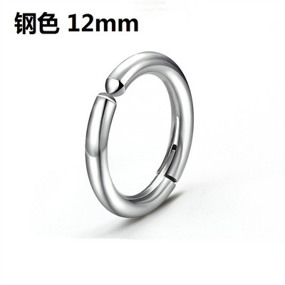 Metallist klambriga kõrvarõngad ilma augustamiseta Geomeetriline kõrvamansett, läbistamatu võltskõhrkõrvarõngas Lihtsad moeehted