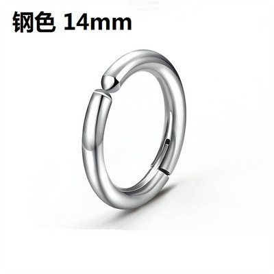 Metallist klambriga kõrvarõngad ilma augustamiseta Geomeetriline kõrvamansett, läbistamatu võltskõhrkõrvarõngas Lihtsad moeehted