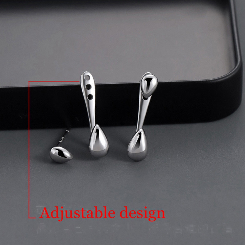 Νέο Punk Trend Water Drop Shape Stud σκουλαρίκια για άνδρες Γυναικεία Προσωπικότητα Hiphop Σκουλαρίκι από ανοξείδωτο ατσάλι Κοσμήματα για ζευγάρια