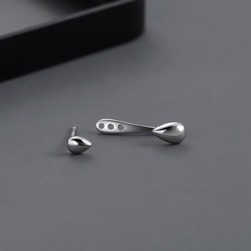 Νέο Punk Trend Water Drop Shape Stud σκουλαρίκια για άνδρες Γυναικεία Προσωπικότητα Hiphop Σκουλαρίκι από ανοξείδωτο ατσάλι Κοσμήματα για ζευγάρια