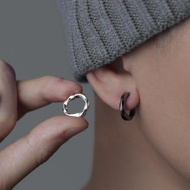 1 τεμ Vintage μινιμαλιστικά καρφωτά σκουλαρίκια για εφήβους Ear No piercing σκουλαρίκια Γυναικεία Ανδρικά ψεύτικα τρυπημένα ασυνήθιστα σκουλαρίκια για πάρτι Κοσμήματα