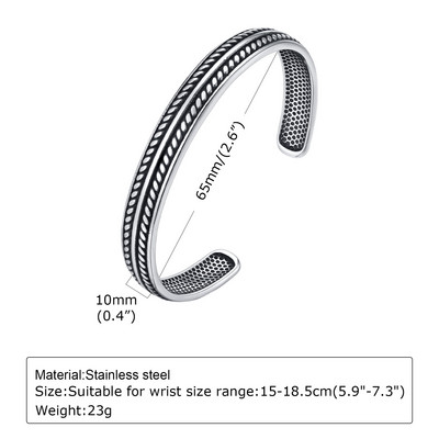 Mprainbow vīriešu spalvu aproce, ūdensnecaurlaidīga nerūsējošā tērauda mezglu ķēdes rokassprādze, Valentīna Tēva dienas dzimšanas dienas dāvanas