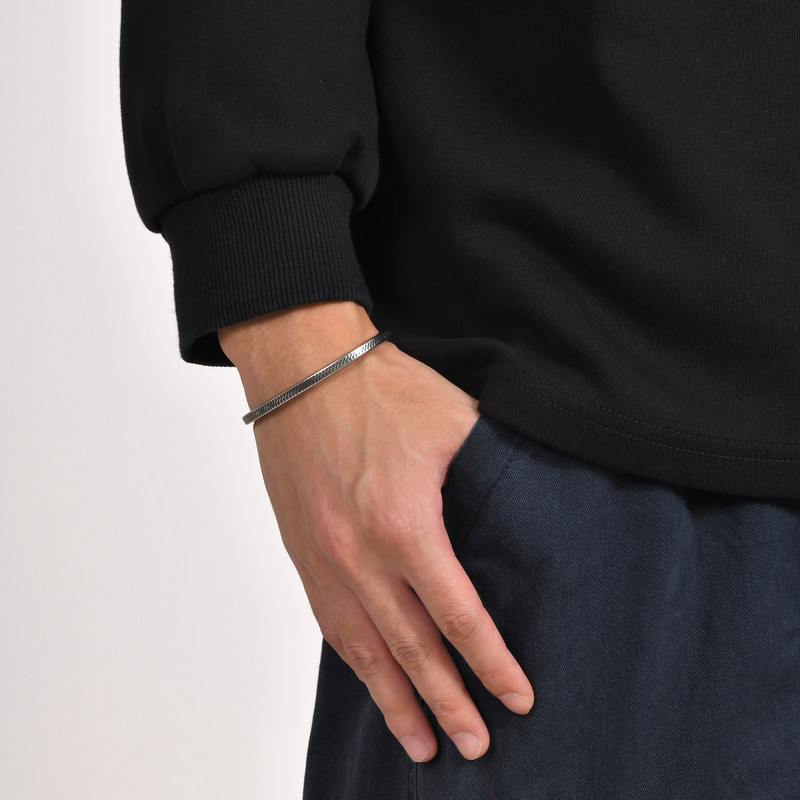 Mprainbow vīriešu spalvu aproce, ūdensnecaurlaidīga nerūsējošā tērauda mezglu ķēdes rokassprādze, Valentīna Tēva dienas dzimšanas dienas dāvanas