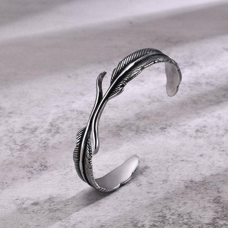 Mprainbow vīriešu spalvu aproce, ūdensnecaurlaidīga nerūsējošā tērauda mezglu ķēdes rokassprādze, Valentīna Tēva dienas dzimšanas dienas dāvanas