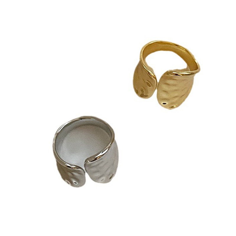 Foxanry minimalistlikud kullavärvi sõrmused naiste paaridele, uus mood, vintage punk, ebaregulaarne geomeetriline sünnipäevapeokingitused, ehted