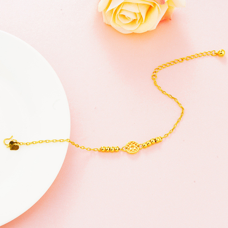 Μόδα Sand Gold Jewelry 24 καρατίων επιχρυσωμένο Dream Catcher Ankcher Γυναικείο στυλ καλοκαιρινό εκατό στολίδια SweetPersonality