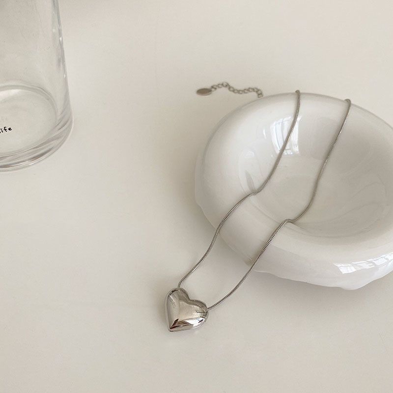 Vintage Love Heart medál nyaklánc nőknek Trend Esztétikus Arany színű fém láncgallér Choker Party Ékszer Születésnapi ajándékok