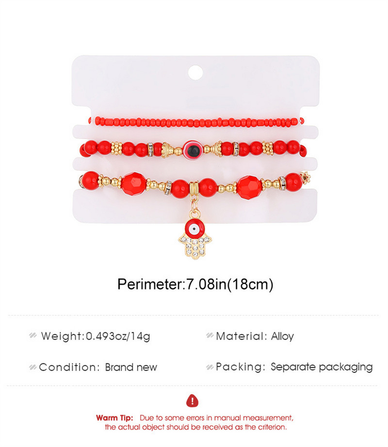 Bohemia Fatima Hamsa Hand Evil Eye kulkšnys moterims Daugiasluoksniai dervos krištoliniai karoliukai Mėlynos Evil Eye Kojų grandinėlės Vasaros paplūdimio papuošalai