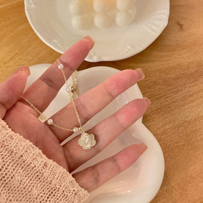 Δημοφιλές λαμπερό κρεμαστό κρεμαστό πράσινο κρύσταλλο Κολιέ κολιέ τσόκερ για γυναίκες Μόδα κοσμήματα Δώρο γενεθλίων γάμου