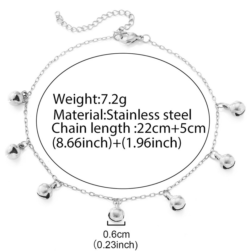 Nerūdijančio plieno kulkšnis Bohemiškas minimalistinis apvalus pakabukas Grandinėlė išskirtiniai populiarūs produktai moterims papuošalai banketų dovana