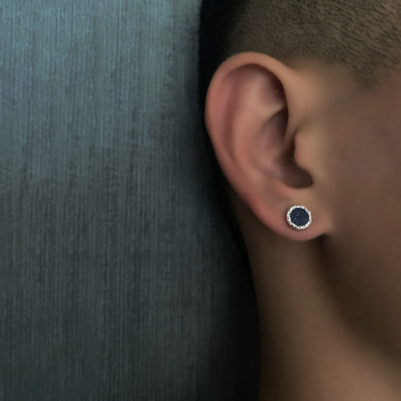 Vyriški auskarai su smeigtukais iš nerūdijančio plieno moterims mergaitėms korėjietiškas mados stilius 2024 m. madinga