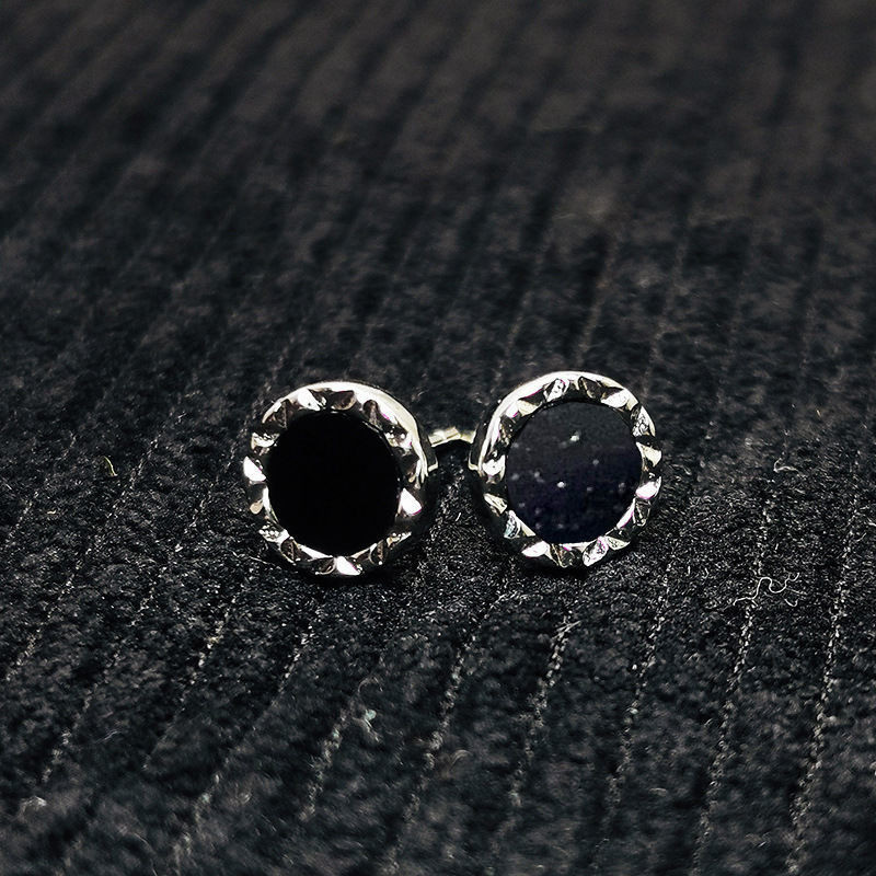 Vyriški auskarai su smeigtukais iš nerūdijančio plieno moterims mergaitėms korėjietiškas mados stilius 2024 m. madinga