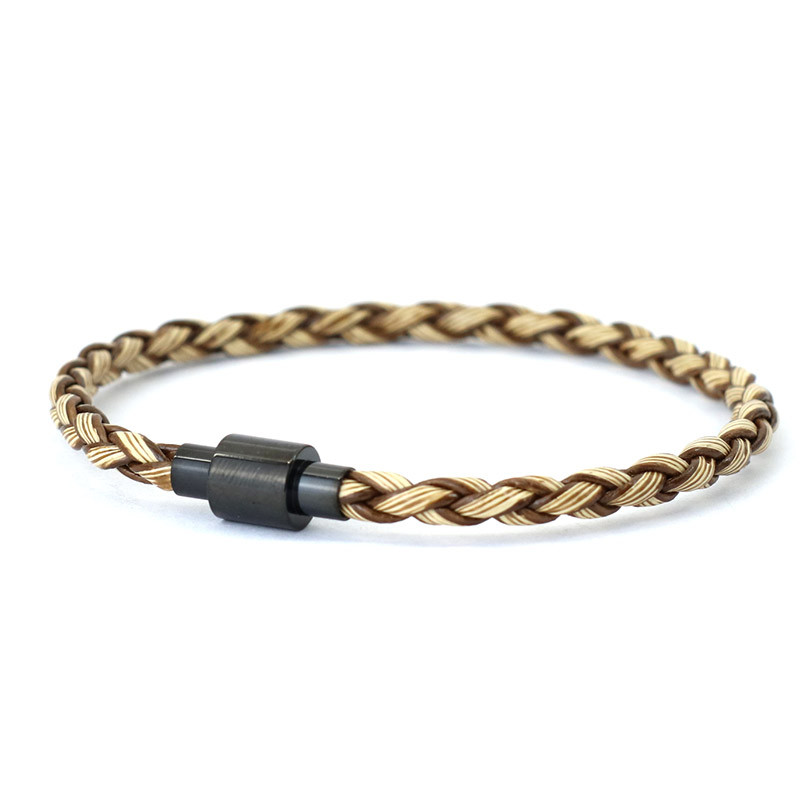 „Noter New“ vyriška odinė apyrankė nerūdijančio plieno magnetinė sagtis „Punk“ apyrankė „Cuir Homme“ rankų darbo senoviniai papuošalai, dovana jam