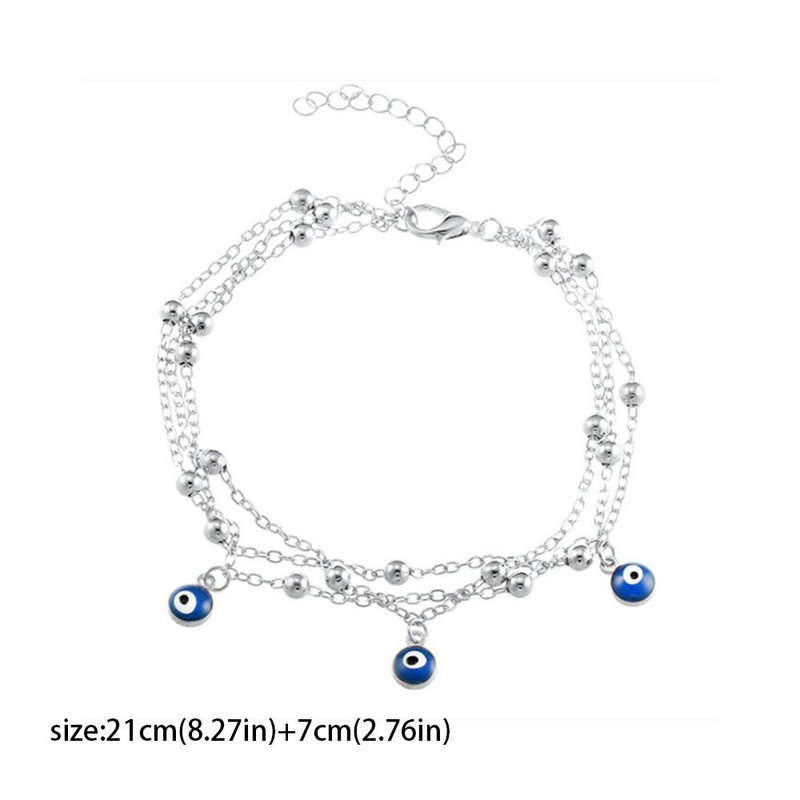 Νέο Summer Beach Τουρκικό Δαιμονικό Μπλε Γούρι Γούρι Γυναικείο Γυναικείο Δώρο Κόσμημα Βοημίας με χάντρες Γυναικεία κοσμήματα