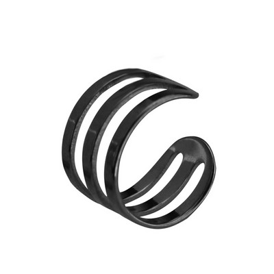 Korea meeste kõrvamanseti mood, titaanist terasklambriga kõrvarõngad meestele, ühekordsed kõrvaklambrid ilma augustatud kõrvadeta roostevabast terasest ehted