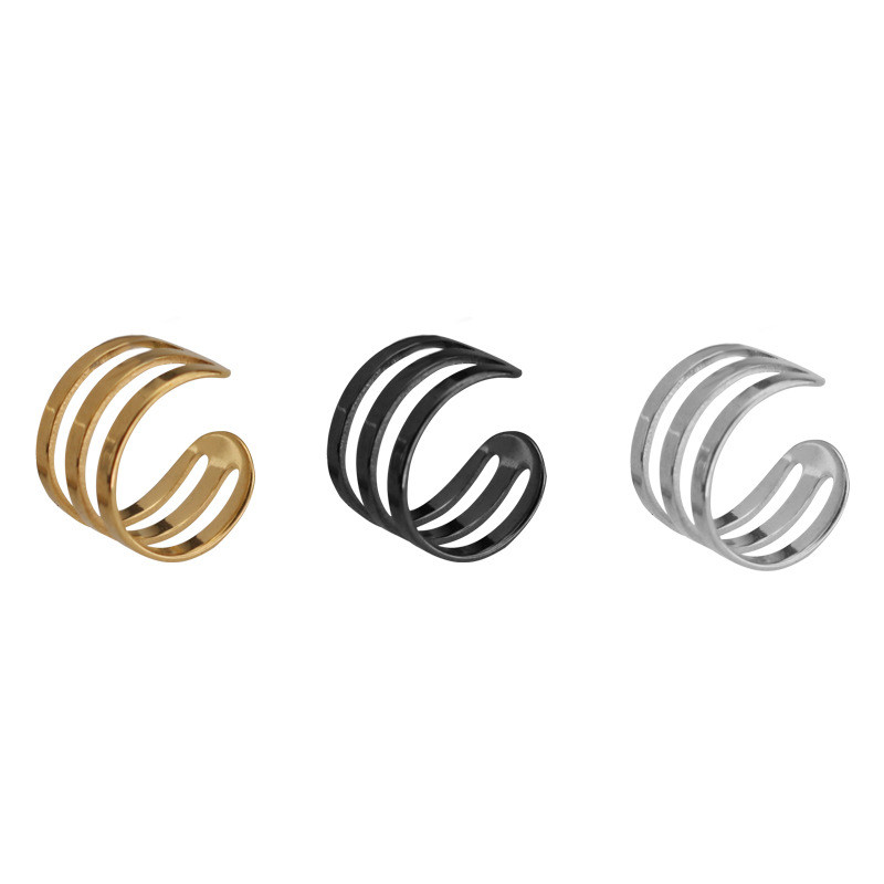 Korea meeste kõrvamanseti mood, titaanist terasklambriga kõrvarõngad meestele, ühekordsed kõrvaklambrid ilma augustatud kõrvadeta roostevabast terasest ehted